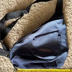JanSport  Blue Sling Bag